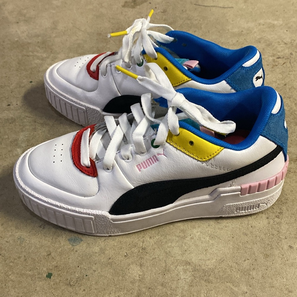 Puma White/muticolor Sneakers. - Picture 5 of 10